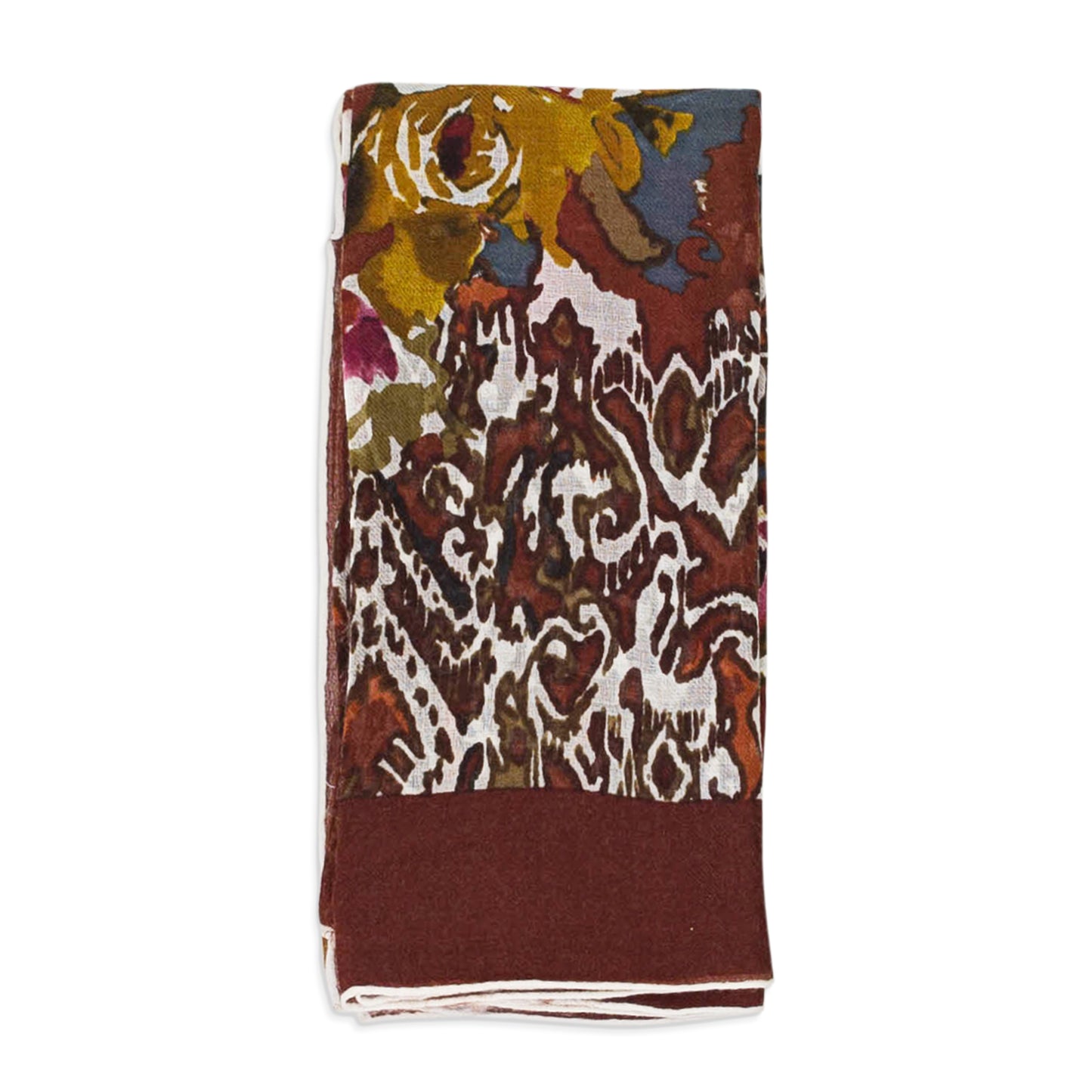 FLORAL PRINTED MULTICOLOR SCARF