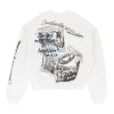 COUNTLESS ACTS CREWNECK WHITE SWEATSHIRTS