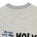 HEAVEN'S OK CREWNECK GREY SWEATSHIRTS