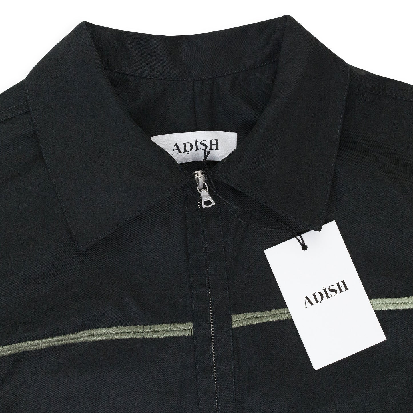 MANAJEL COTTON ZIP BLACK WORK JACKET