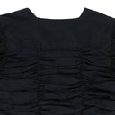 RUCHED BLACK FORMAL DRESS