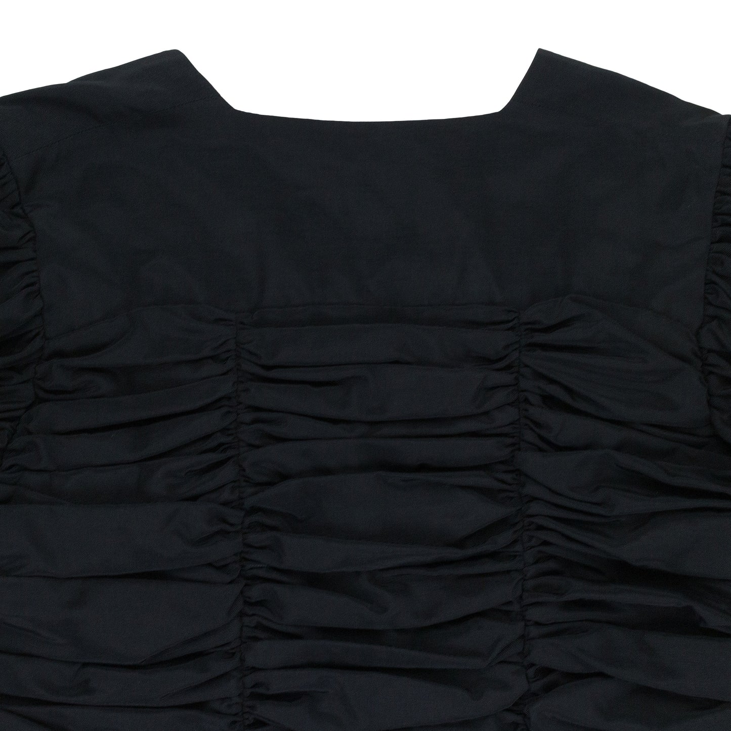 RUCHED BLACK FORMAL DRESS