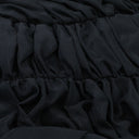 RUCHED BLACK FORMAL DRESS