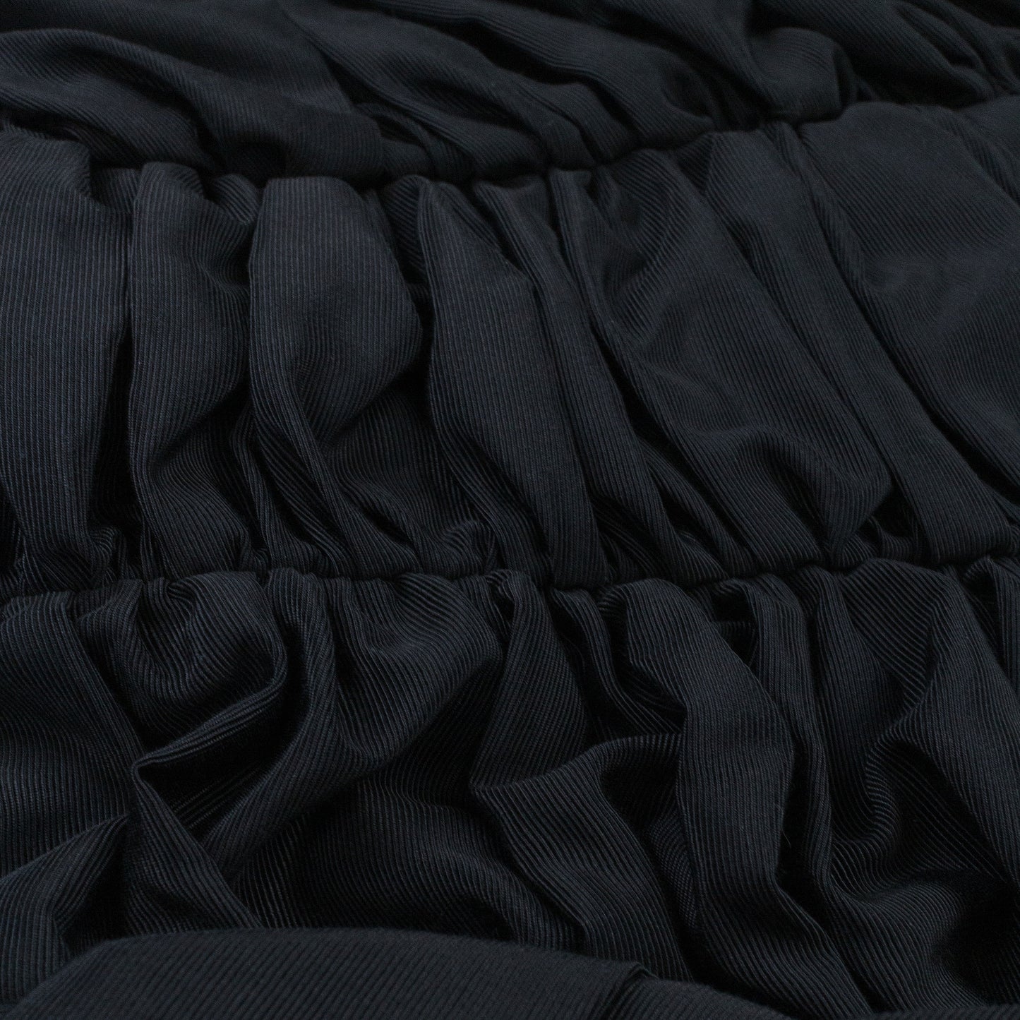 RUCHED BLACK FORMAL DRESS