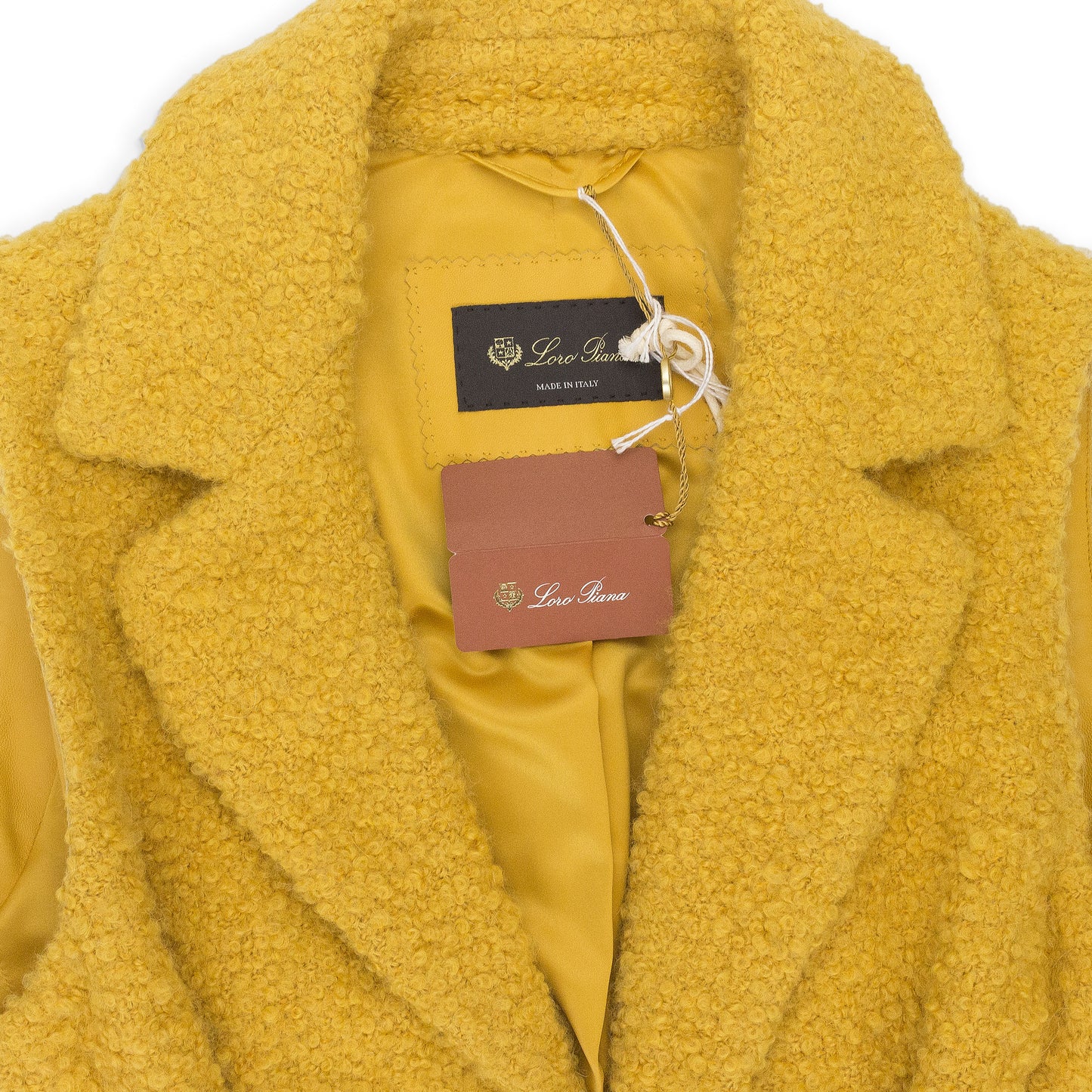 GILET SAWYER SOFT CURLY MUSTARD COAT