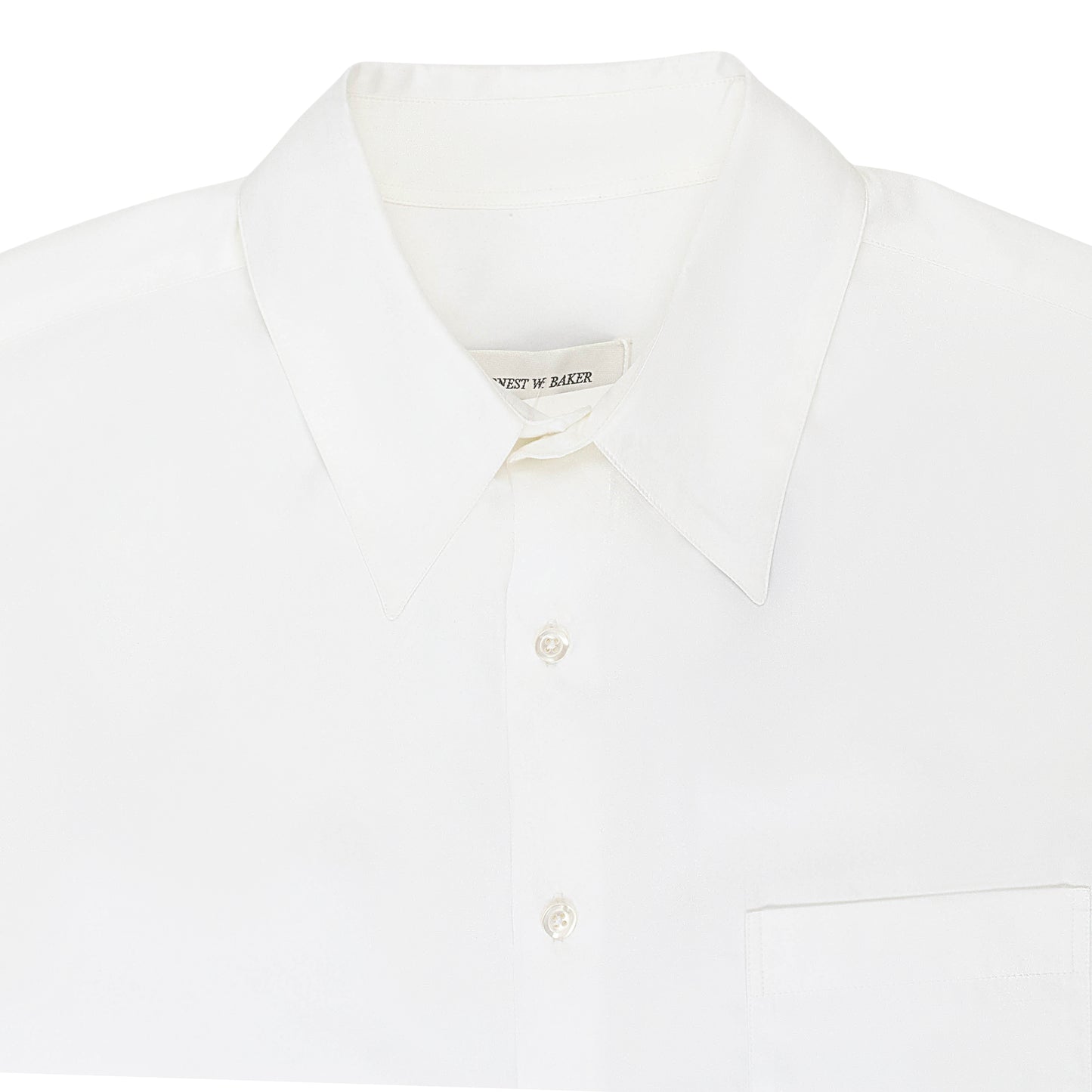 SLEEVELESS WHITE BUTTON-DOWN SHIRT