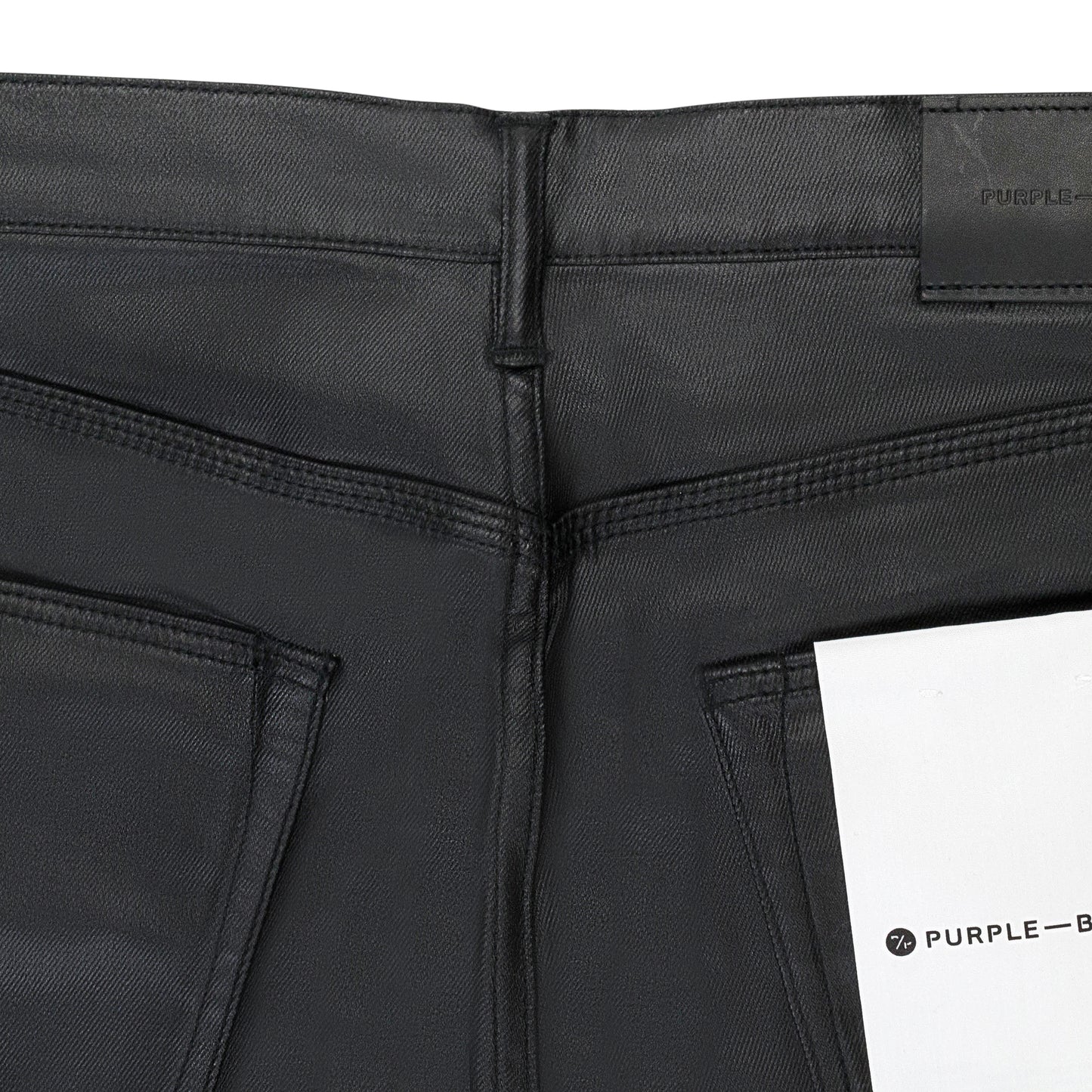 PATENT FILM BLACK SKINNY JEANS