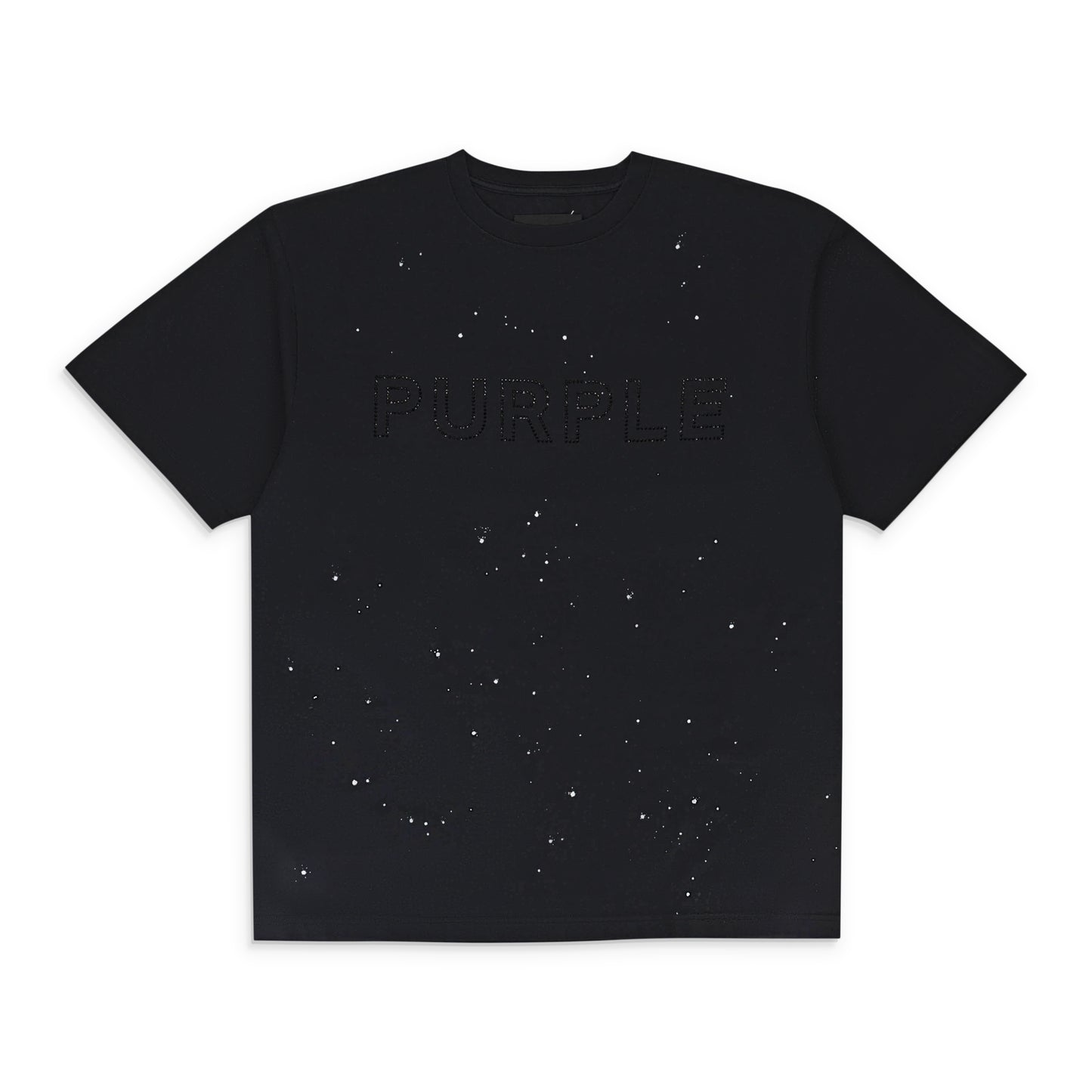 MERCERIZED COTTON BLACK T-SHIRT