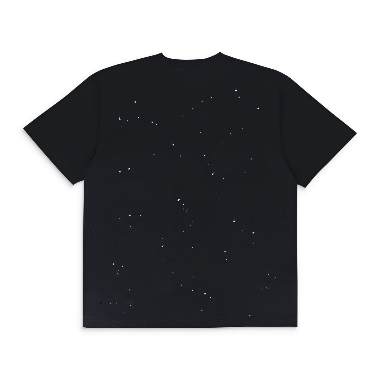 MERCERIZED COTTON BLACK T-SHIRT