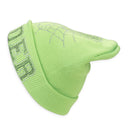 RHINESTONE LIME BEANIE