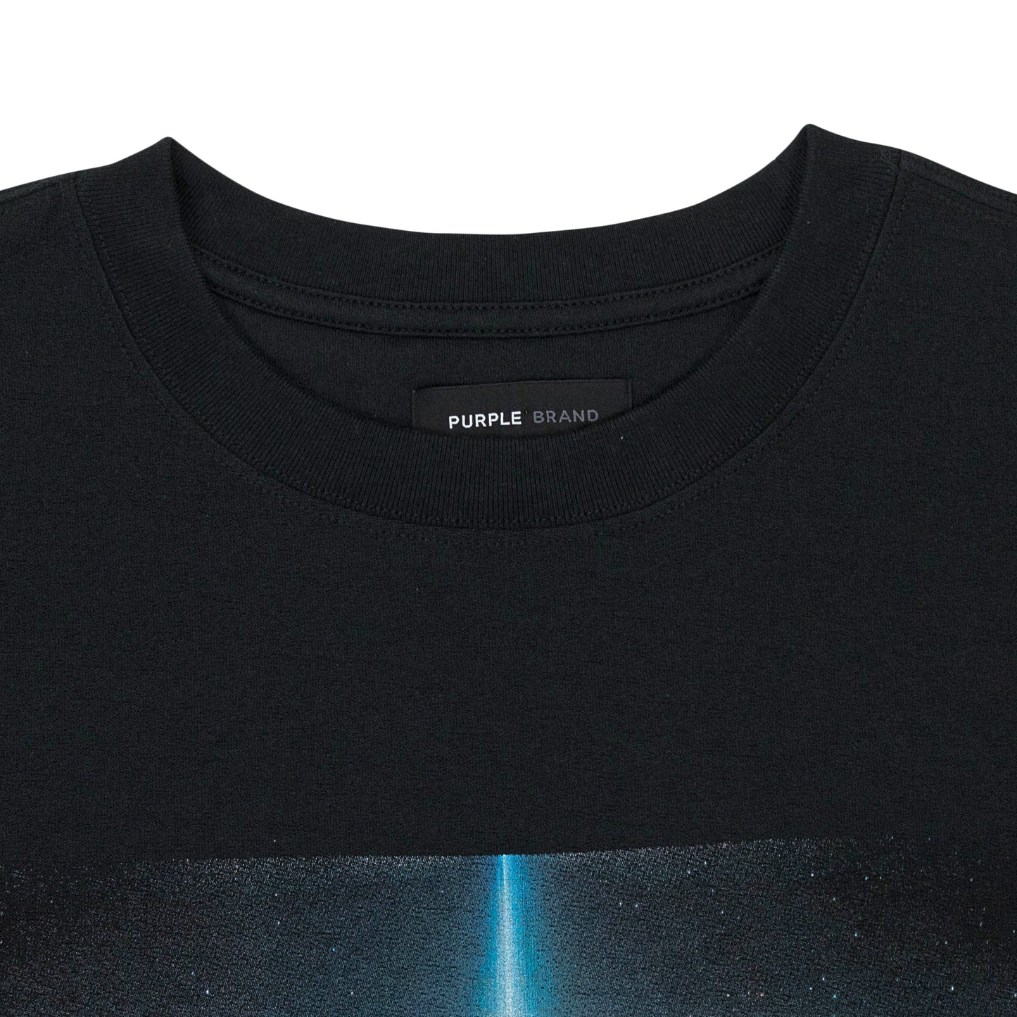 TEXTURED JERSEY SS TEE BLACK T-SHIRTS