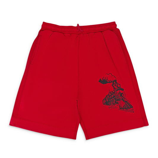 TRAINING RED SWEATSHORT