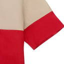 BAUHAUS BEIGE RED BUTTON-DOWN SHIRT