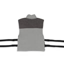 PATCHED SLEEVE GRAY VEST