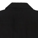 BARRIO LINEN WITH BONE BUTTONS BLACK BUTTON-DOWN SHIRT