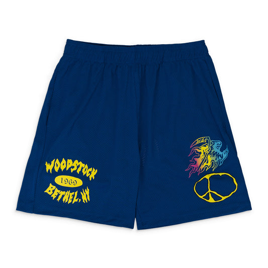 WOODSTOCK MESH BLUE SHORTS