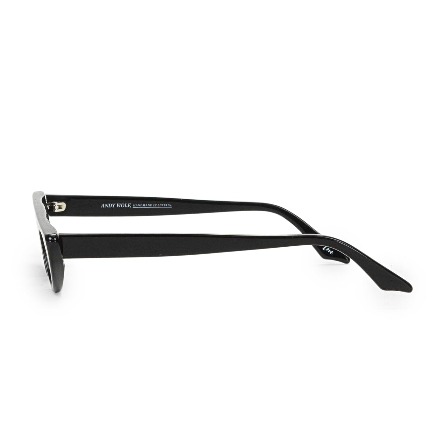 FLORENCE THIN POINTED BLACK SUNGLASSES