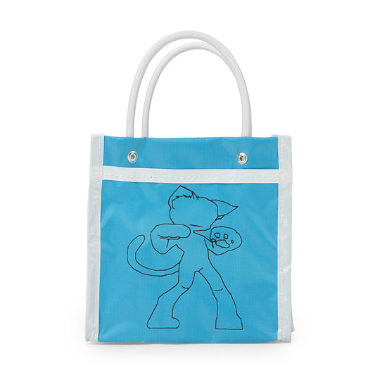 MARKET BLUE TOTE BAG