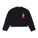 CAT POWER LONG SLEEVE BLACK SWEATSHIRT