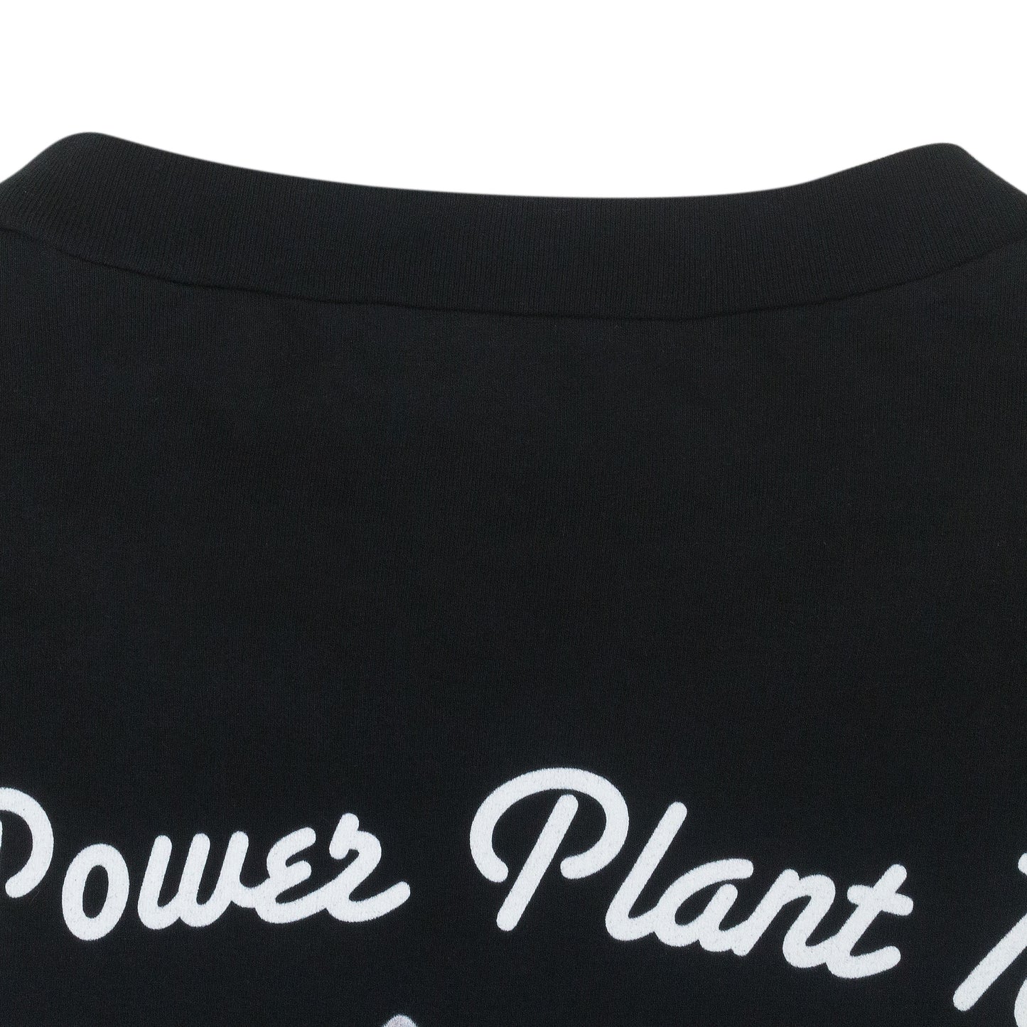 CAT POWER LONG SLEEVE BLACK SWEATSHIRT