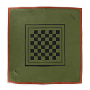 IL GIOCO DELLA DAMA GREEN, BROWN CHECKERS SET