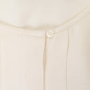 CREW NECK LONG SLEEVE WHITE BLOUSE