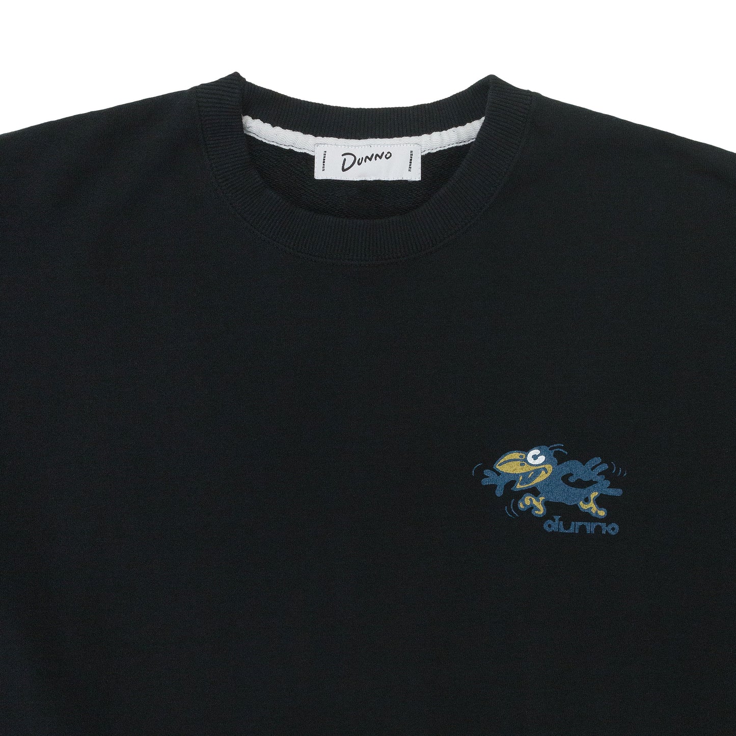 CROW CREW BLACK SWEATSHIRT