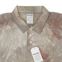 TIE DYE WESTERN KHAKI POLO SHIRT