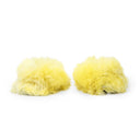 LONG HAIR YELLOW SLIPPERS