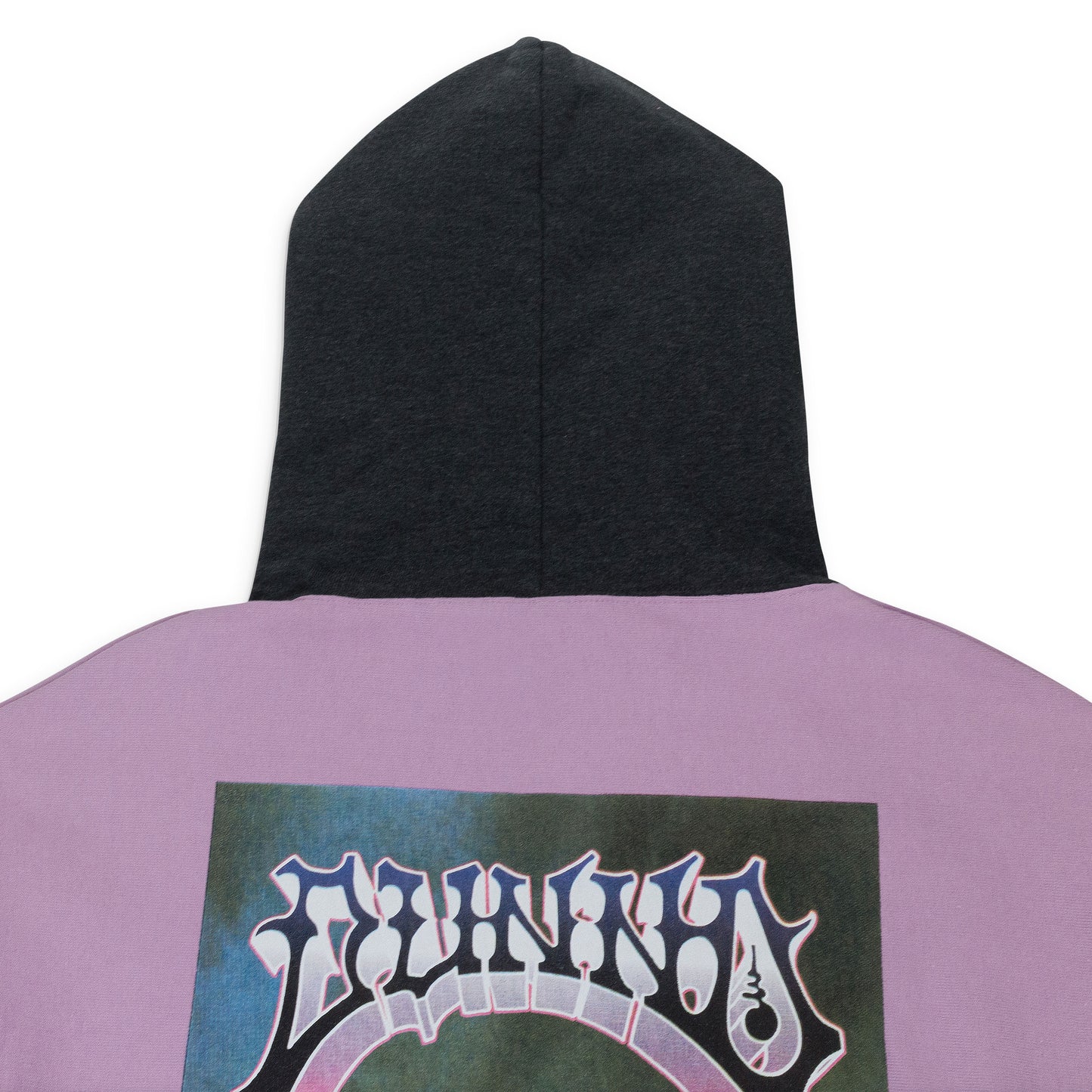 WABBUT 2TONE PURPLE BLACK HOODIE