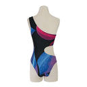 MEDUSA PRINT HALF MOON MULTICOLOR ONE-PIECE SWIMSUIT XS