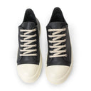 LEATHER LOW TOP RAMONES BLACK SNEAKERS