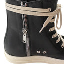 LEATHER HIGH TOP RAMONES BLACK SNEAKERS