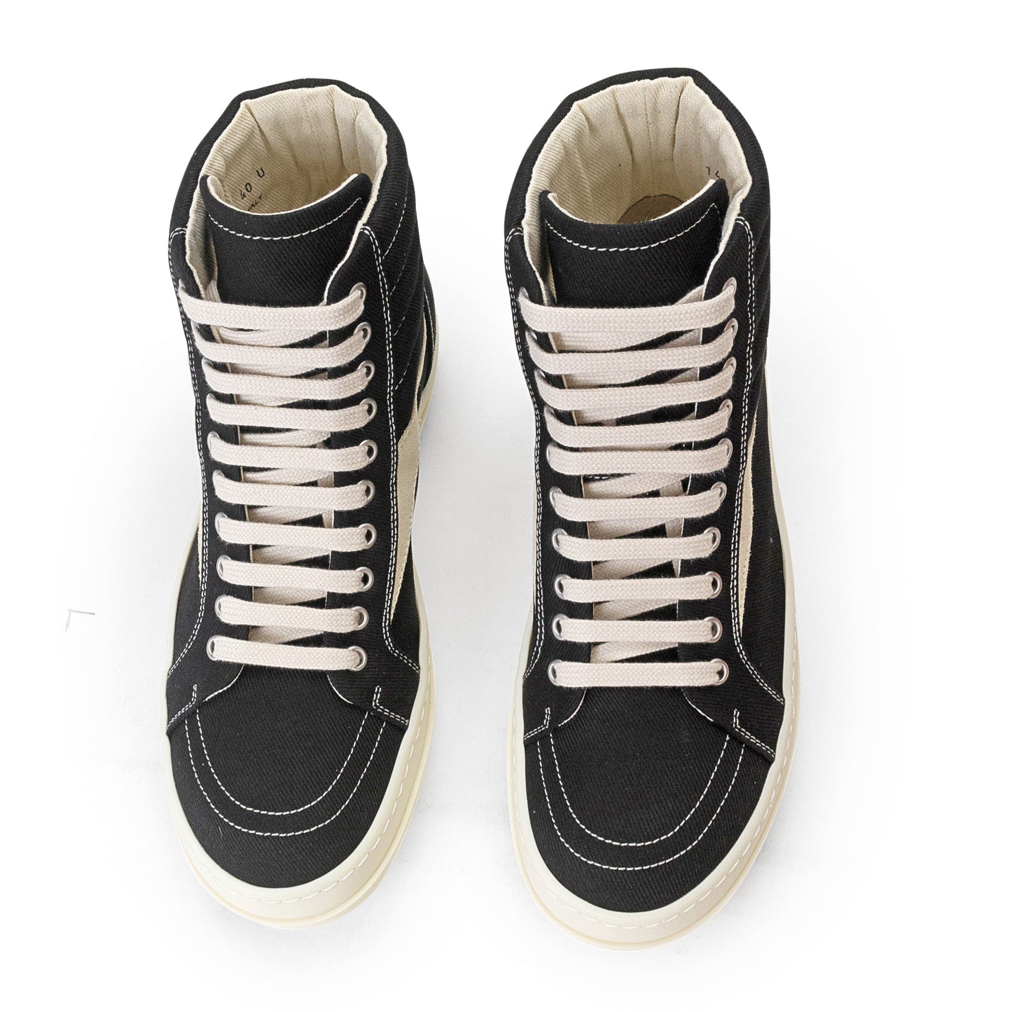 VINTAGE HIGH TOP BLACK SNEAKERS