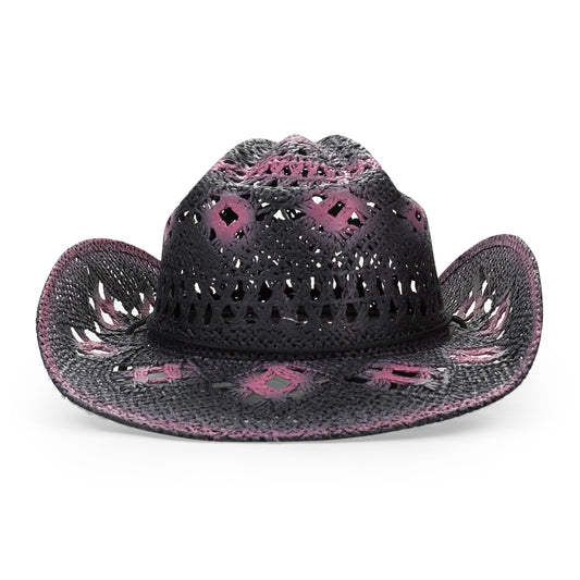 SPRAY RODEO BLACK PINK HAT