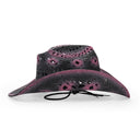 SPRAY RODEO BLACK PINK HAT