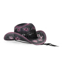 SPRAY RODEO BLACK PINK HAT