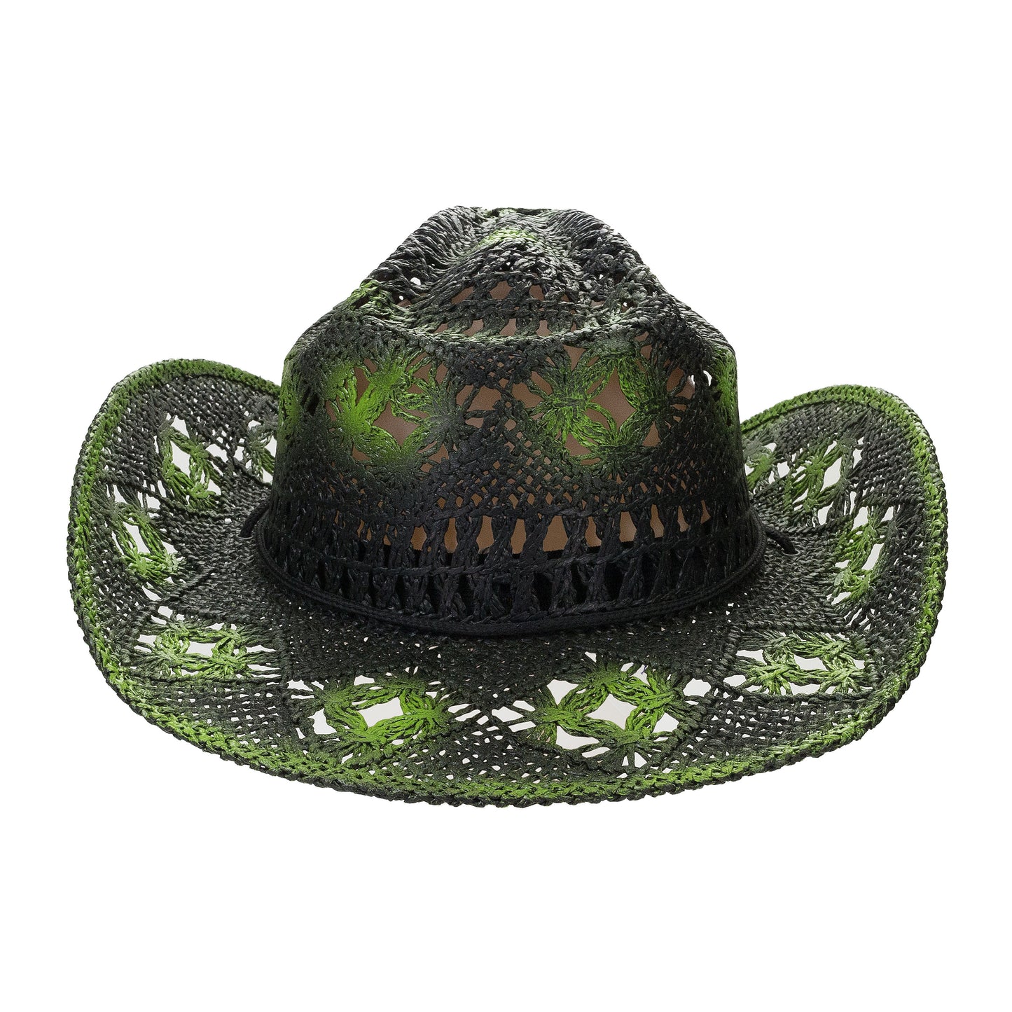 SPRAY RODEO BLACK GREEN HAT