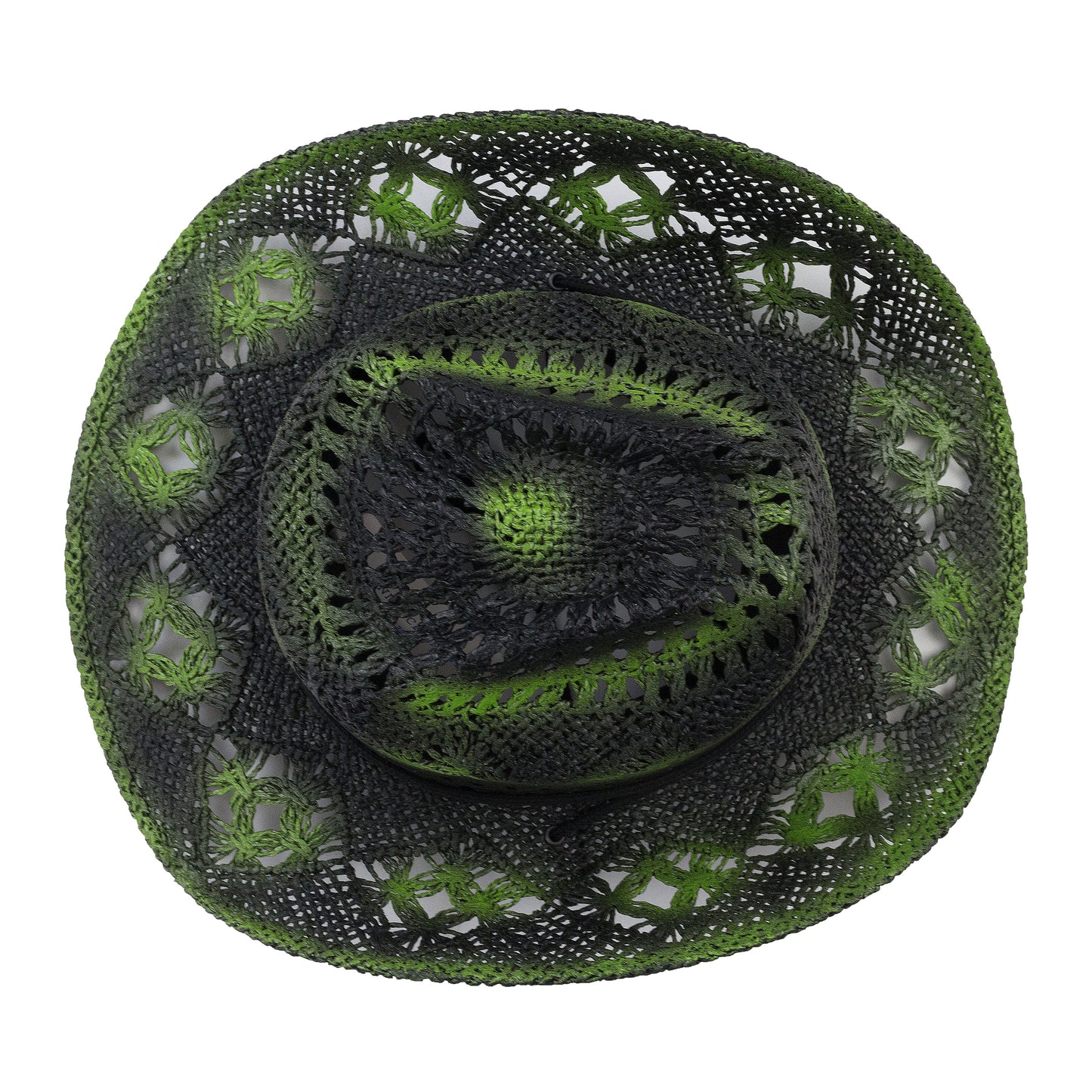 SPRAY RODEO BLACK GREEN HAT