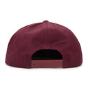 MAROON EMBROIDERED LOGO BASEBALL CAP