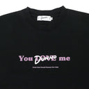 YOU LOVE ME LONG SLEEVE BLACK T-SHIRT