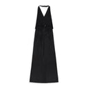 HALTER VEST BLACK DRESS