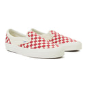WHITE/RED OG CLASSIC SLIP-ON LX SNEAKERS