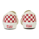 WHITE/RED OG CLASSIC SLIP-ON LX SNEAKERS