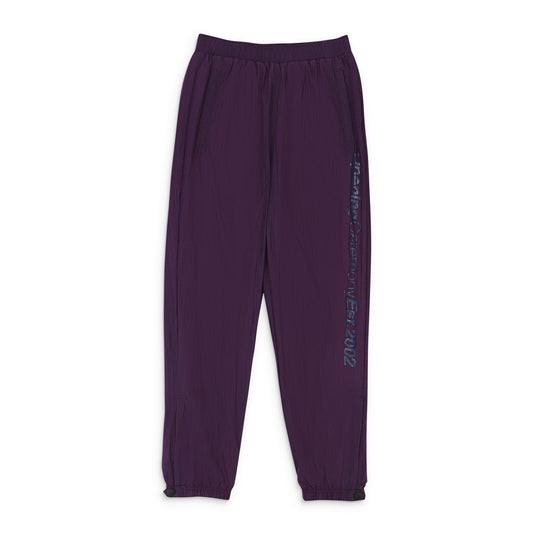 NYLON EGGPLANT JOGGERS