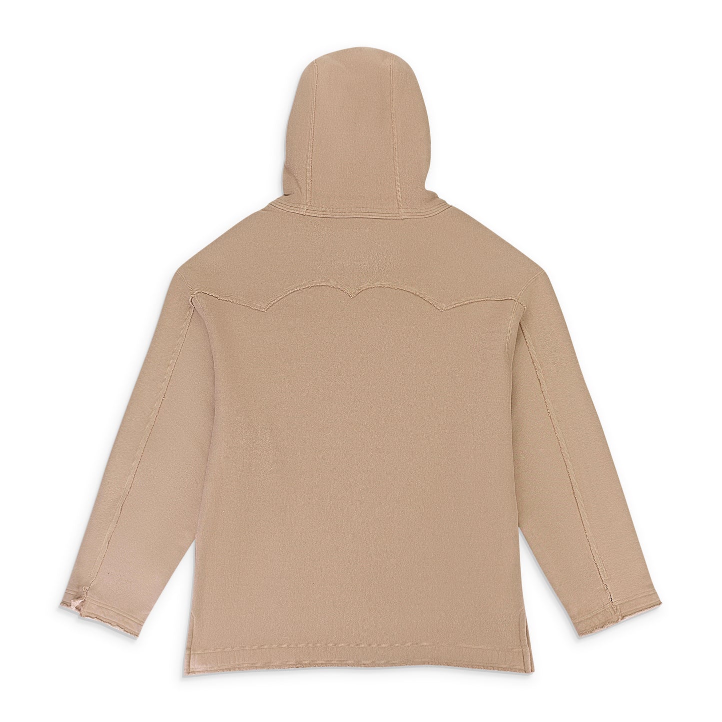 LOOP WHEEL HOOD PARKER BEIGE HOODIE