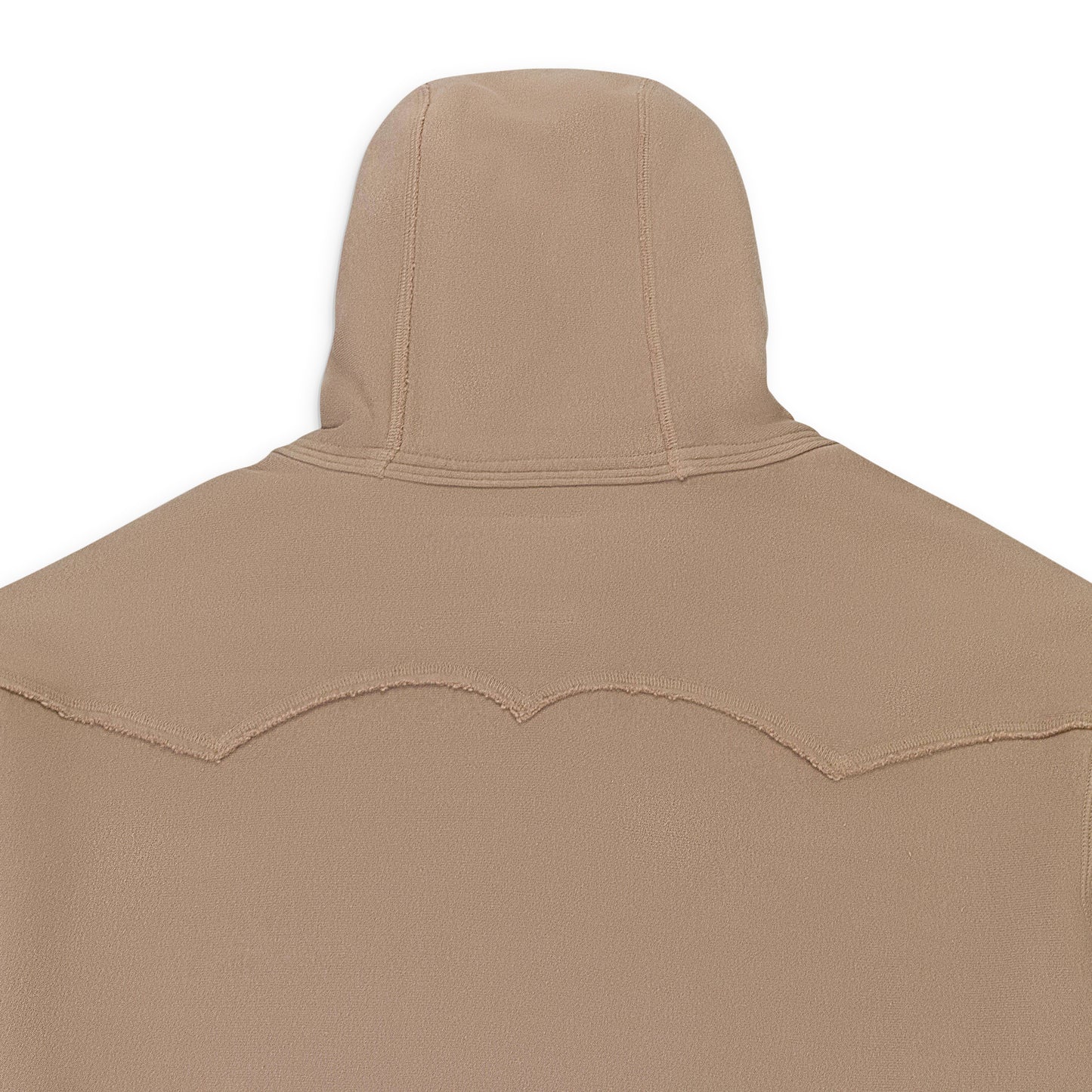 LOOP WHEEL HOOD PARKER BEIGE HOODIE