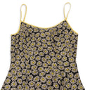 SUSAN ROUND NECK BLACK SLIP DRESS
