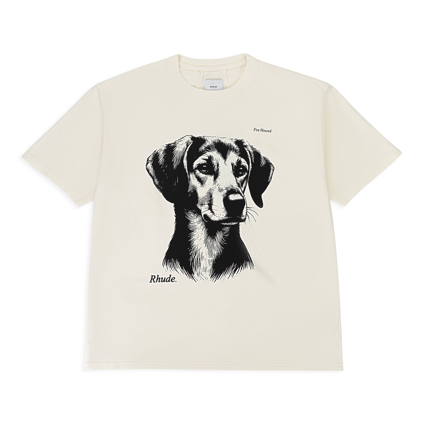 FOX HOUND TEE VINTAGE WHITE T-SHIRT