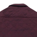 NWT FUNG LAN AND CO PLAID QUILT REVERSIBLE MAROON BUTTONDOWN SHIRT